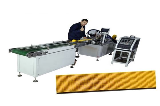 5-65m/Min Air Filter Making Machine, faltende Drehmaschine 50HZ