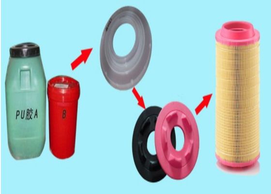 Schwarzer orange PU-Kleber für Automobil-Luftfilter wird für PU-Form-Luftfilter-Material benutzt