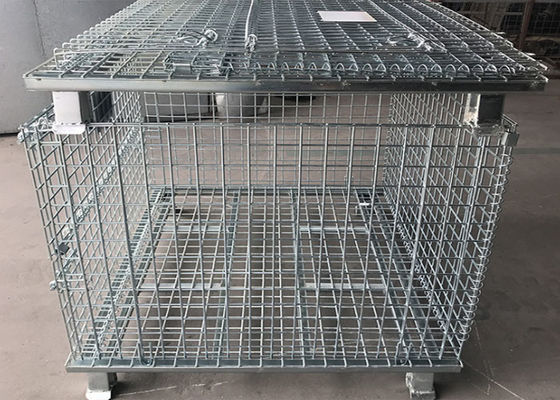 Herkömmlicher 6.4mm galvanisierter Metallpaletten-Käfig