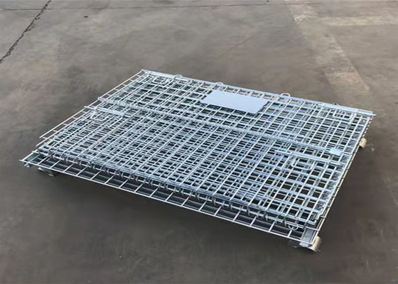 Faltender Metallpaletten-Käfig des Rahmen-Speicher-Q235 für Sicherheit