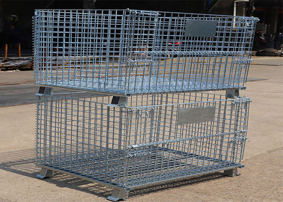 Metallpaletten-Käfig-Multifunktionsspeicher-Rahmen des heißen Bad-50 * 50 galvanisierter