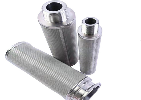 Kerzen-Art gesintertes Filterelement der Maschen-2um Edelstahl