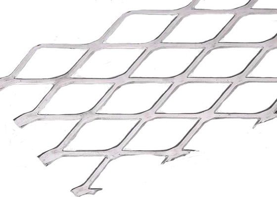 Diamond Shaped Hole 3.0mm dekorativer Aluminium-Mesh Ceiling Of Curtain Wall