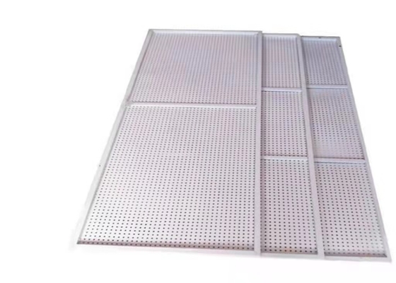 0.6mm Draht asphaltieren dekorativen Mesh Fixed On Wall Orifice-Platten-Ausstellungsstand