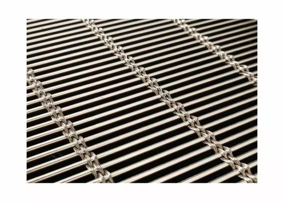 Fach-Nettofischgrätenmuster-Netz-Metall dekorativer Mesh For Ceiling Curtain Wall