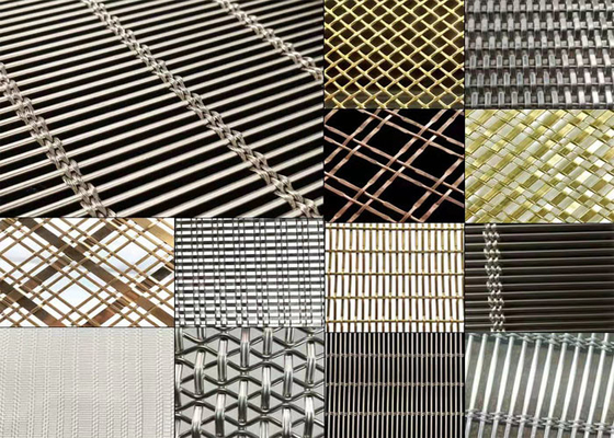 Fach-Nettofischgrätenmuster-Netz-Metall dekorativer Mesh For Ceiling Curtain Wall