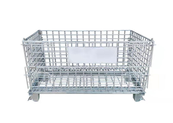 Beweglicher faltbarer Draht Mesh Cage With Roller Butterfly des Stapler-5mm