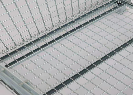 Fingerabdruck-beständiger 6.0mm faltbarer Draht-Mesh Container Cage Express Transfer-Kasten