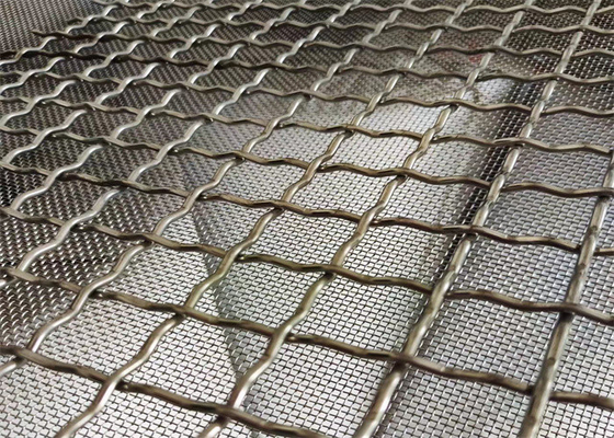 Luftfilter Mesh Decorative Crimped Woven des Edelstahl-316