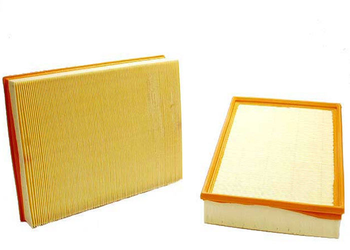 Luftfilter 17801-37021 PU-4.0L, gelber quadratischer Luftfilter ISO9001 genehmigte