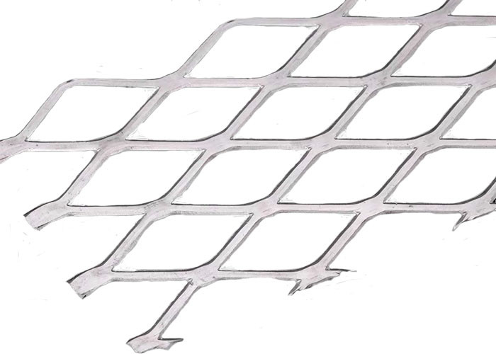 Diamond Shaped Hole 3.0mm dekorativer Aluminium-Mesh Ceiling Of Curtain Wall