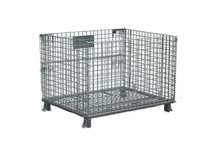 Das Eilsortieren lagern 6.4mm faltbaren Draht Mesh Cage Turnover Iron Frame ein
